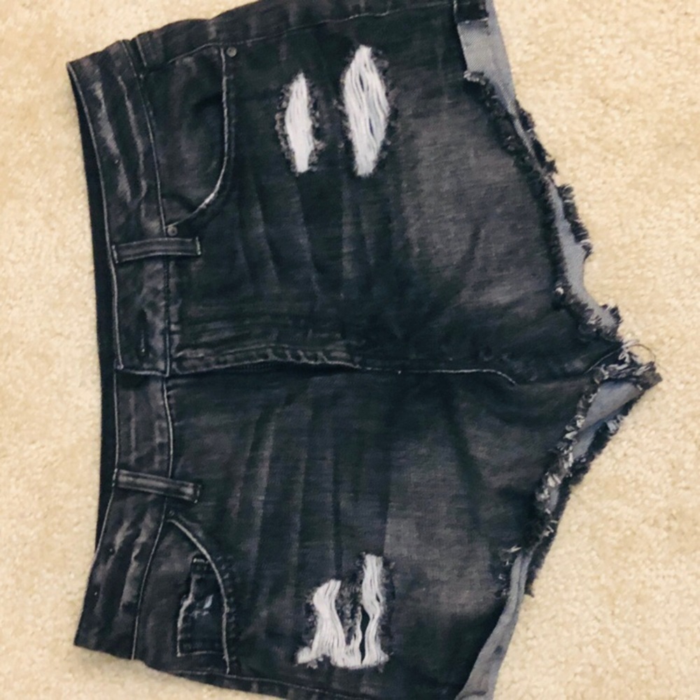 Dark blueish black shorts